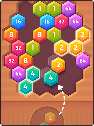 Merge Puzzle: Number Games