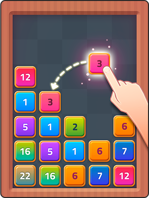Merge Puzzle: Number Games