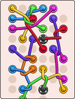Twisted Ropes: Untangle 3D